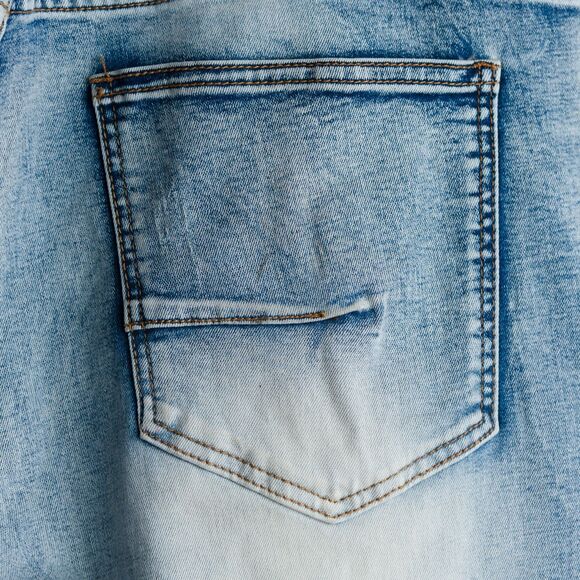 KDNK 11 4 14 11 Jeans Mens 38 Distressed Destroyed Ripped Grunge Streetwear - Picture 11 of 16